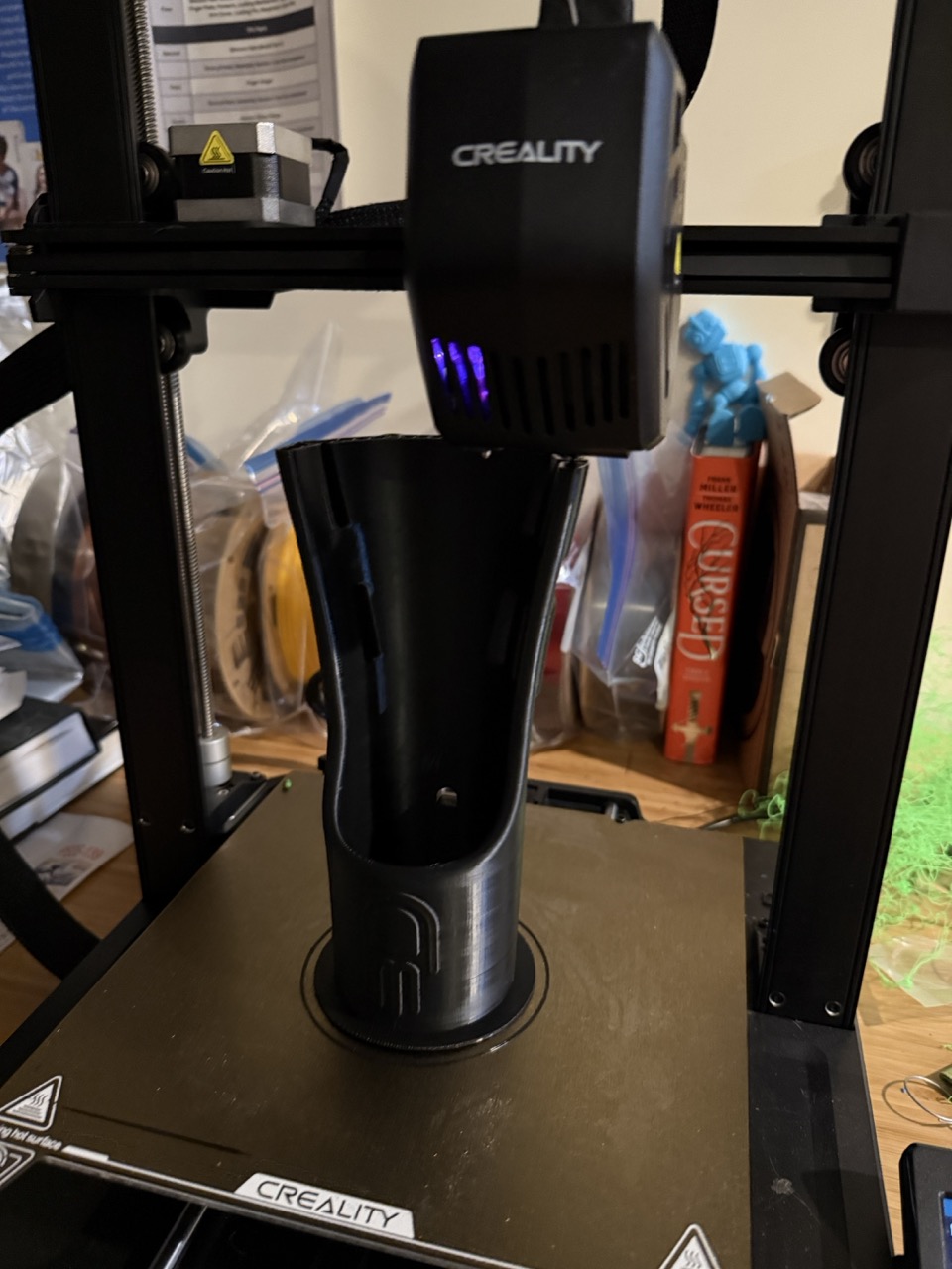 Forearm shell printing on the Creality printer